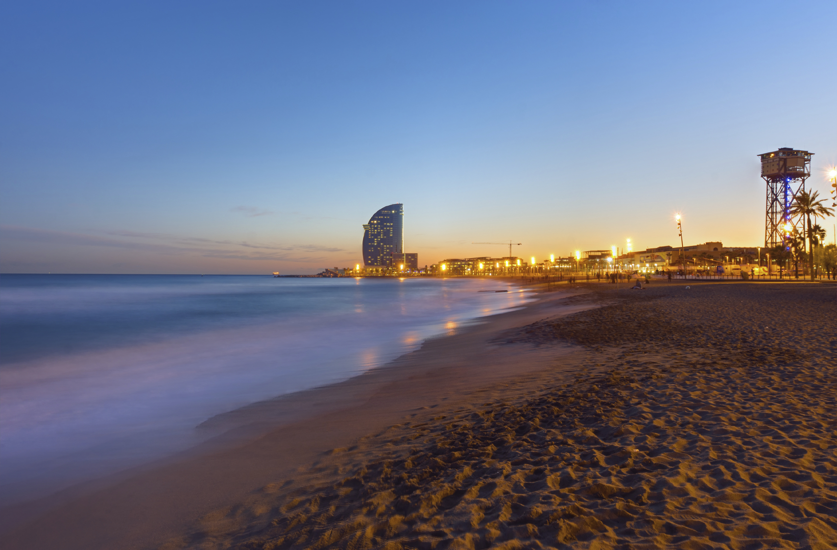 Strand von Barcelona